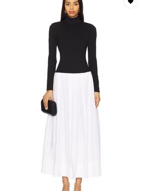 Lovers + Friends White Pleated Dress